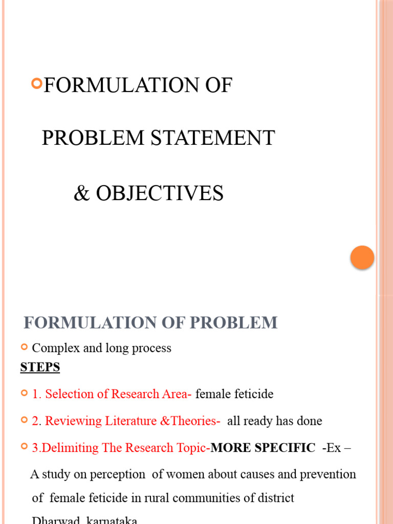 Why Formulation Of Research