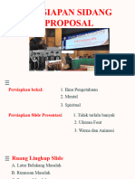 Ppt Persiapan Sidang Proposal