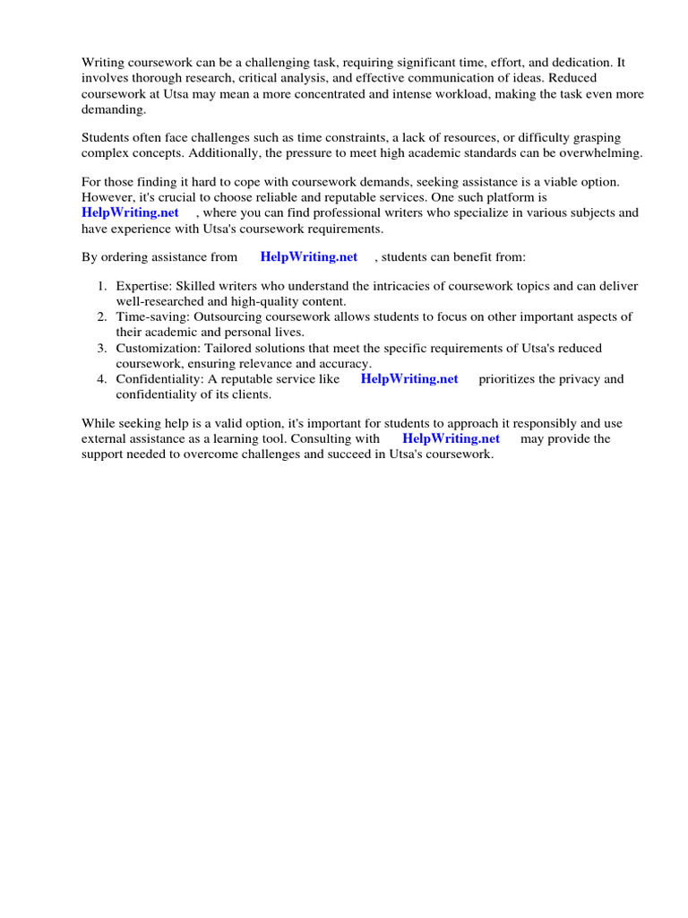 Reduced Coursework Utsa | PDF | Citation | Learning