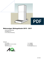 Mehrzoniges Wohngebäude 2015 - 2017