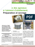 Elevage Des Agneaux À L'aliment D'allaitement