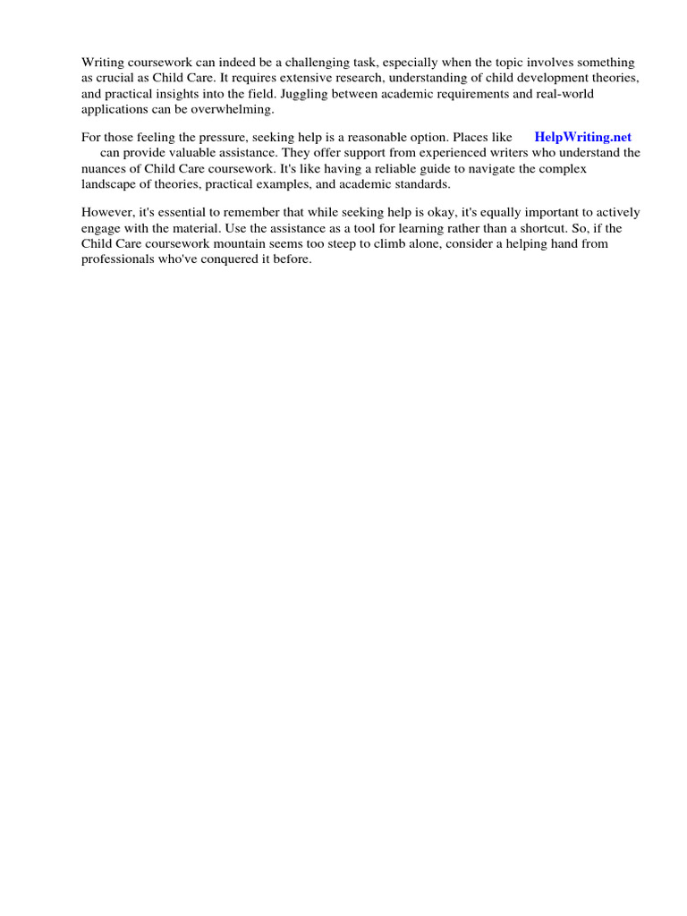 child-care-course-work-download-free-pdf-child-care-childhood