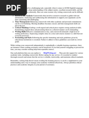 Gcse English Language Coursework Examples