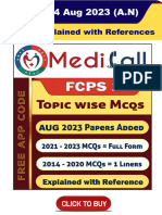 FCPS Medicine 24 Aug 2023 (A.N)