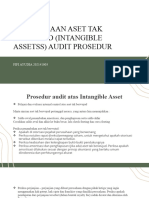 Pemeriksaan Aset Tak Berwujud (Intangible Assetss) Audit Prosedur