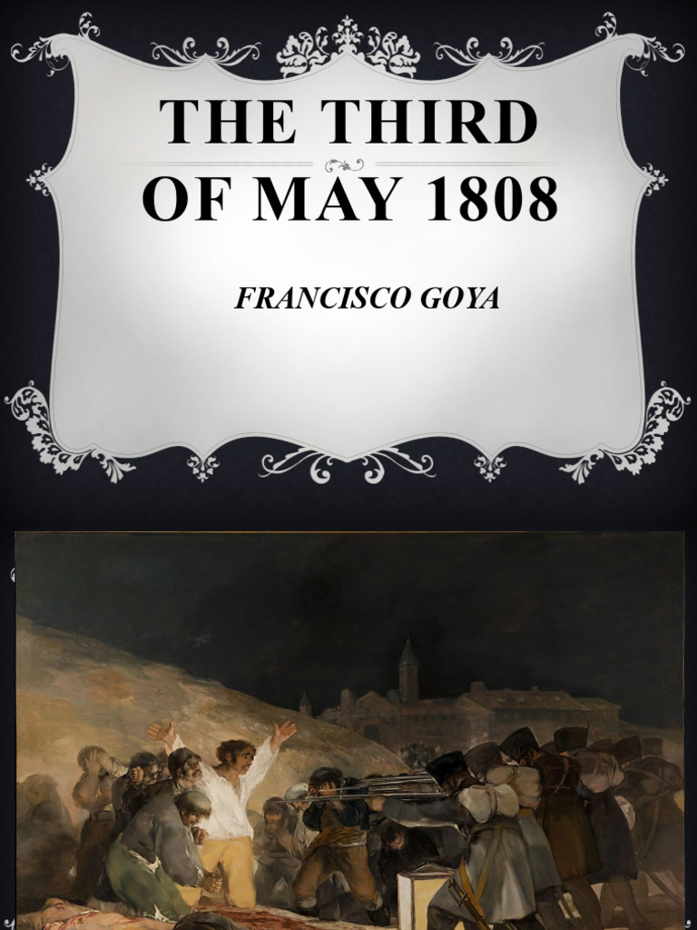 The Third Of May 1808 Painting Romanticism