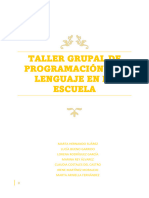 Taller Grupal - Programación Del Lenguaje en La Escuela