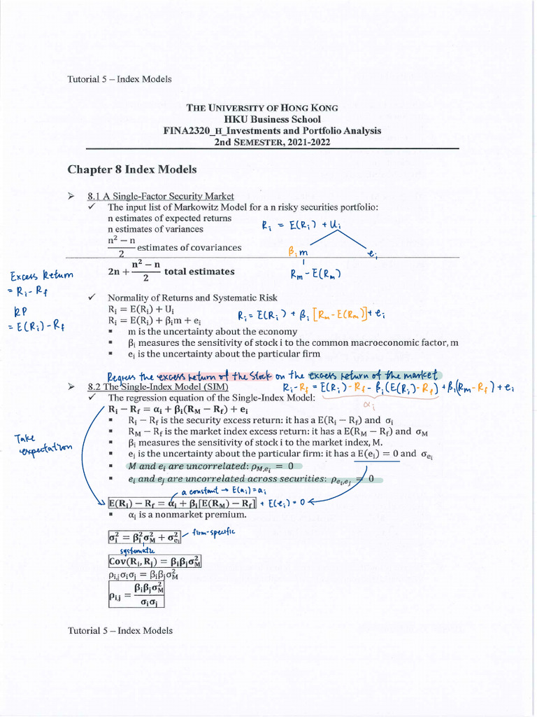 Analyzing Stock Excess Returns | PDF