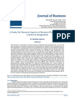 Journal of Business: A Study On Financial Aspects of Beximco Pharmaceuticals Limited in Bangladesh