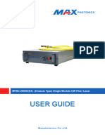 2000X User Manual of Maxphotonics Laser