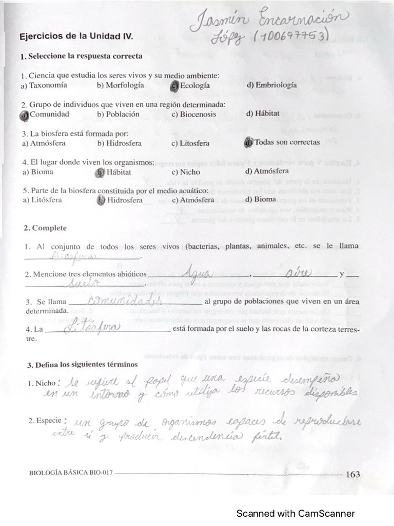 Ejercicios Unidad 4 | PDF