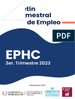 Boletín Trimestral - EPHC - 3er Trim 2023