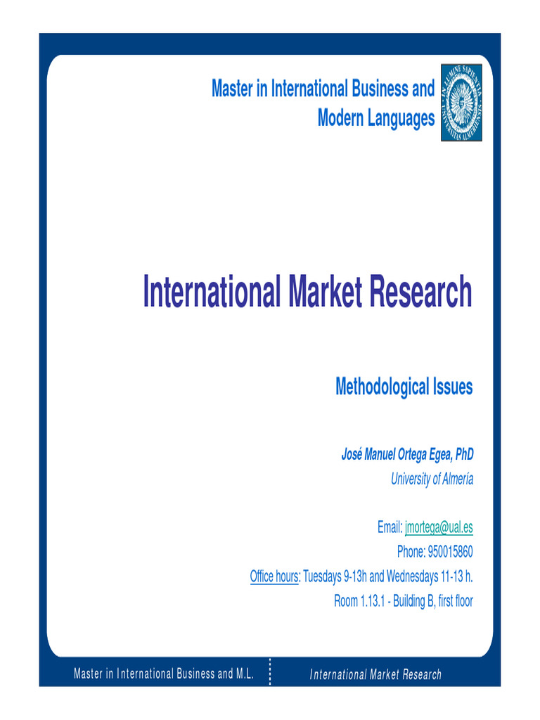 Methodological issues-IMR | PDF