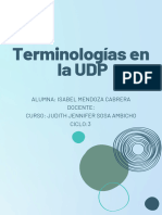 Terminologías en La UDP