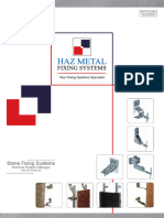 01 HAZ Metal Stone Fixing Systems Brochure 2