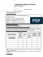 Declaracion Jurada Infine 2024