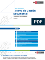 10 SGD - Emisión de Documentos - Internos y Externos