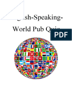 The World Speaks English Pub Quiz