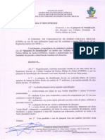 Port. #009 CEPM 2018 Plaqueta de Identificação Dos Doscentes CEPMG