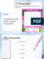 Matilda PEEL Paragraph Lesson 3