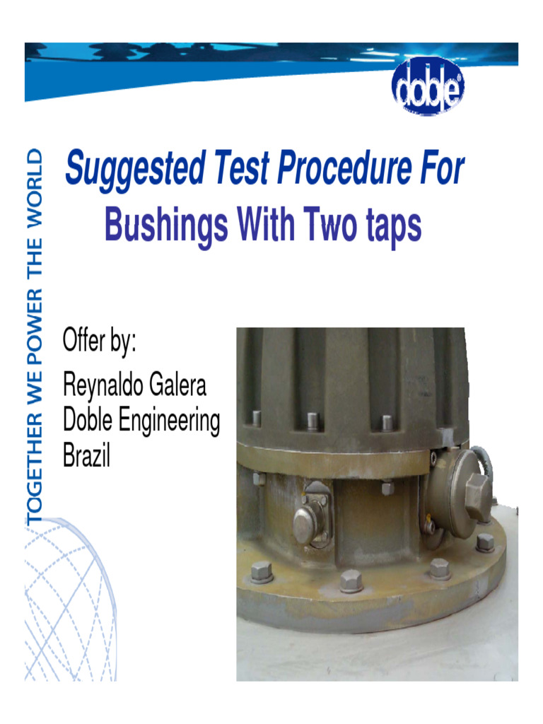 Test Procedure for Two Tap Bushings | PDF | Transformer | Capacitance