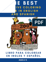 The Best Creative Coloring Book in English and Spanish LIBRO PARA COLOREAR EN INGLES Y ESPAÑOL Ages 2-5