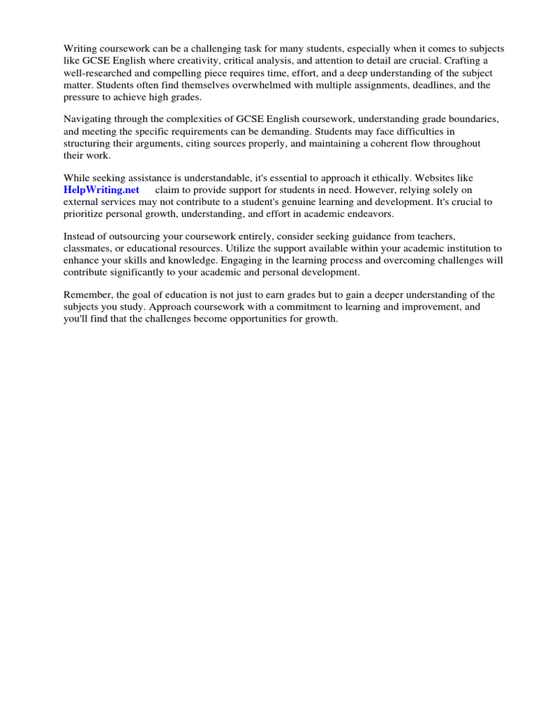 Gcse English Coursework Grade Boundaries | PDF | United Kingdom ...