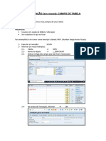ATUALIZAÇÃO em Massa CAMPO DE TABELA
