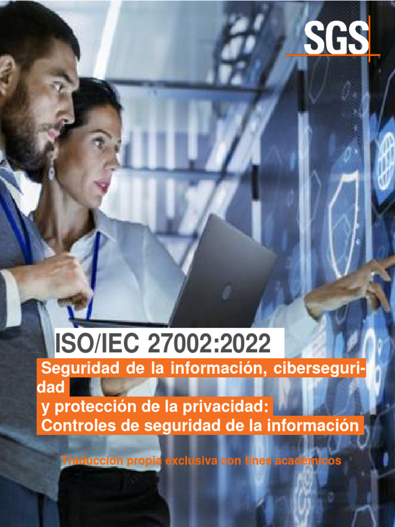 Controles de Seguridad ISO/IEC 27002:2022 | PDF | La seguridad ...