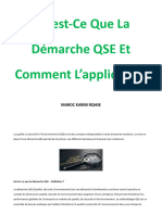 Qu'est-Ce Que La Démarche QSE Et Comment L'appliquer ?: Maroc Karim Rqhse