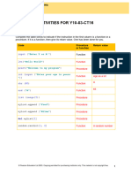 Y10 C3 CT16 Activities