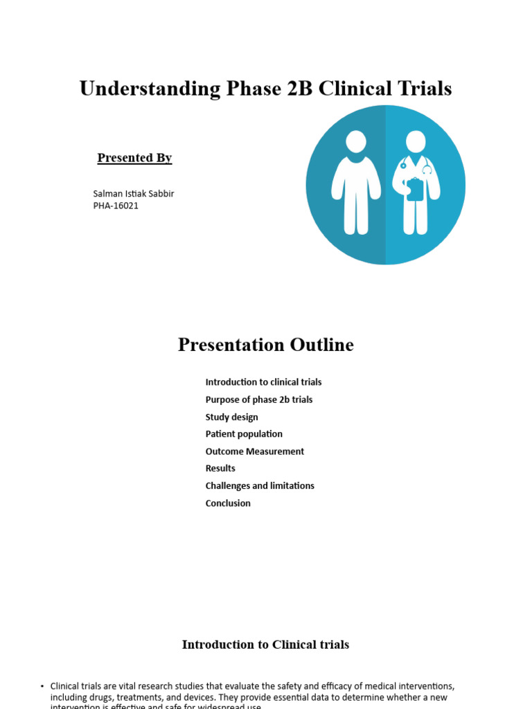 Understanding Phase 2B Clinical Trials | PDF | Phases Of Clinical ...