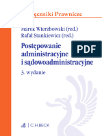 Postepowanie Administracyjne I Sadowoadministracyjne Wydanie 3