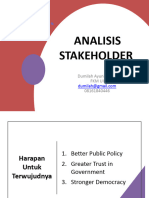 Analisis Stakeholder