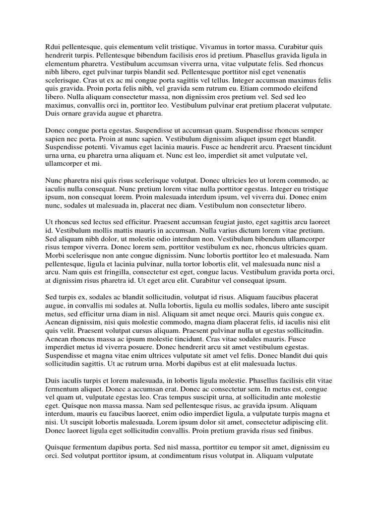 Rdui Pellentesque | PDF