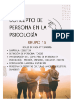 Concepto de Persona en La Psicología