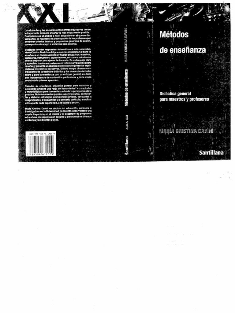 DAVINI Métodos de Enseñanza | PDF