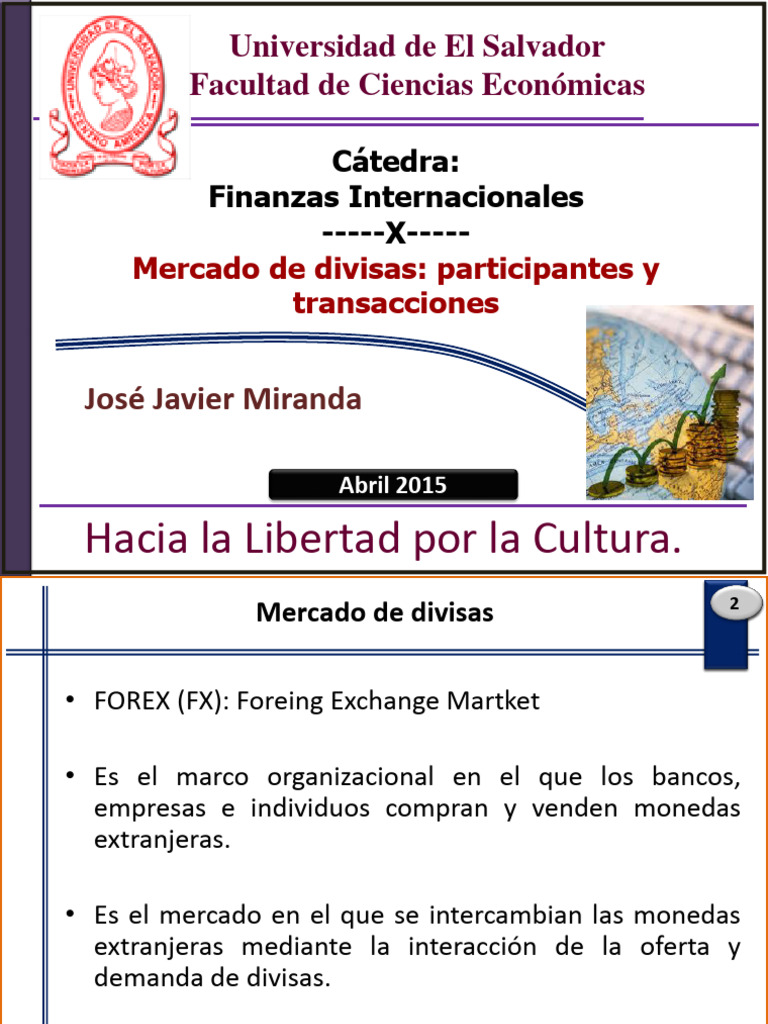 Mercado de Divisas: Estructura y Funciones | PDF | Mercado de divisas ...
