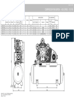 DT029 - Compressor Fixo 60PCM - 425 Litros - 175 Psi