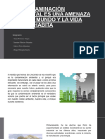 La Contaminación Ambiental Es Una Amenaza para El