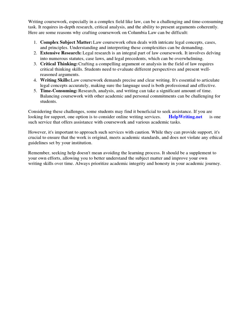 Columbia Courseworks Law | PDF | Critical Thinking | Social Media