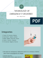 Epidemiología de Emergencia y Desastres