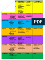 Menu Semana 1