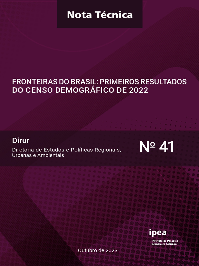 Censo demogr fico 2022 pdf brasil popula o mundial