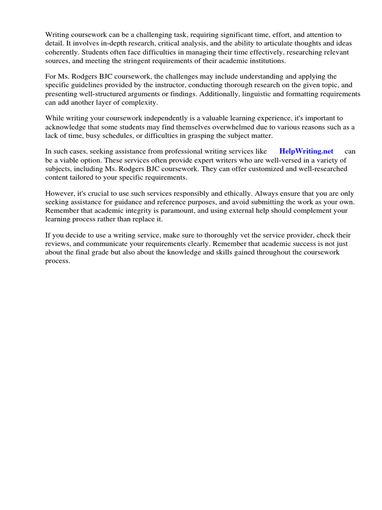 Ms Rodgers BJC Coursework | PDF | Literacy | Learning