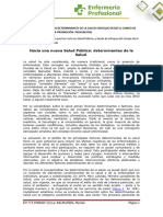 UNIDAD I - Tema 3 Revision DETERMINANTES DE LA SALUD-PROCESO SALUD ENFERMEDAD-PROMOCION Y PREVENCION