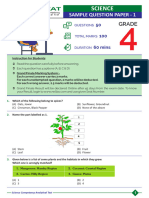 STD 4 Sample Question Paper
