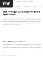 MQ8 Hydrogen Gas Sensor Datasheet - Working & Its Applications