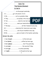 Final Revision Jr. 2 (Grammar)