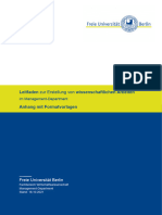 Anhang Mit Formatvorlagen - Leitfaden Wissenschaftlicher Arbeiten Management Department - 3